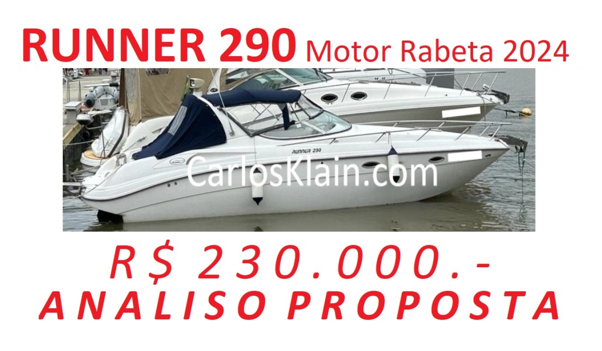 RUNNER 290 Cabine  $ 230.000.-